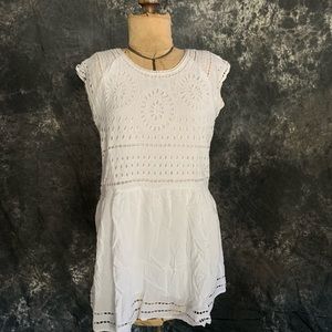 Urban outfitters eyelet tunic